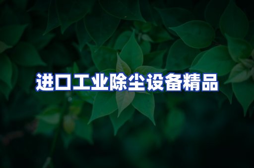 进口除尘设备